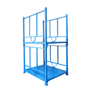 Warehouse Storage Metal Stackable Rack Heavy Duty Pallet Stacking Frames