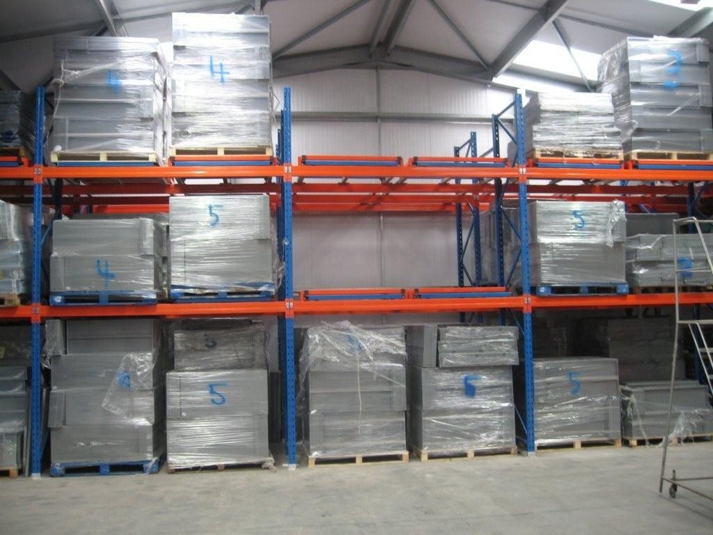 Push Back Rack Rails and Trolleys