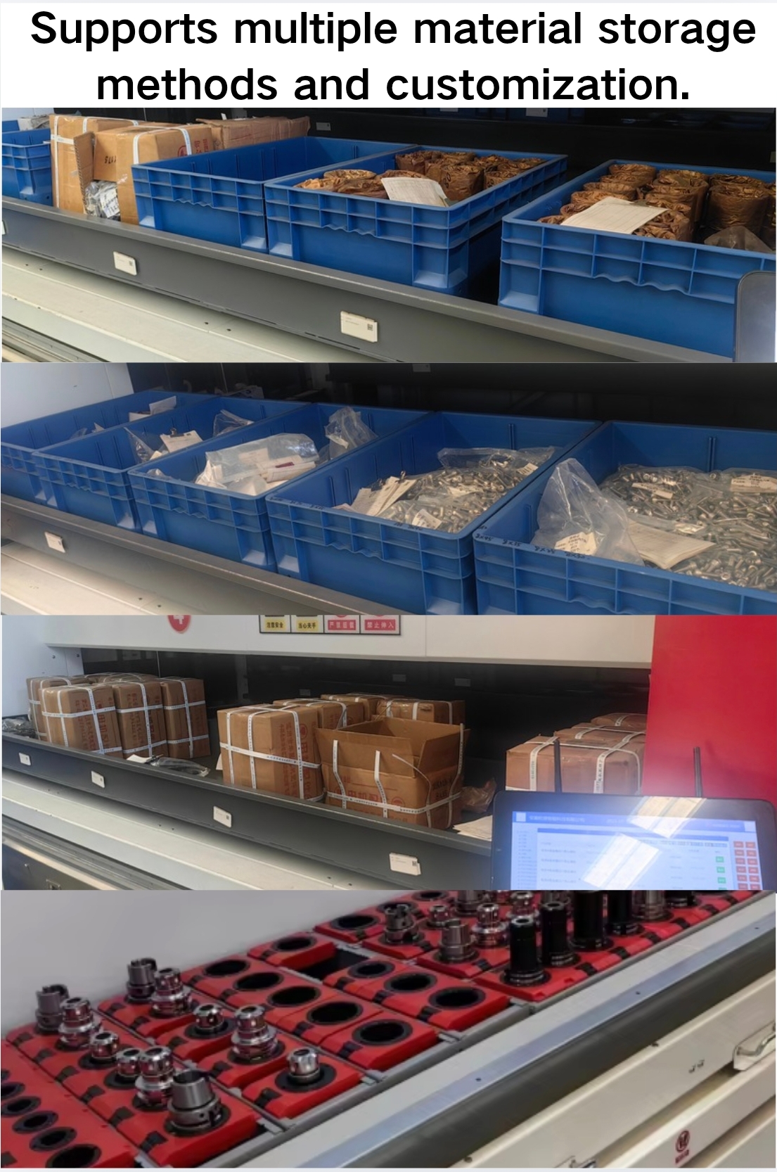 Vertical Lift Automated Storage Retrieval System | Logistic Pallet Rack | Smart Light Duty 500kg Capacity Storage Storage