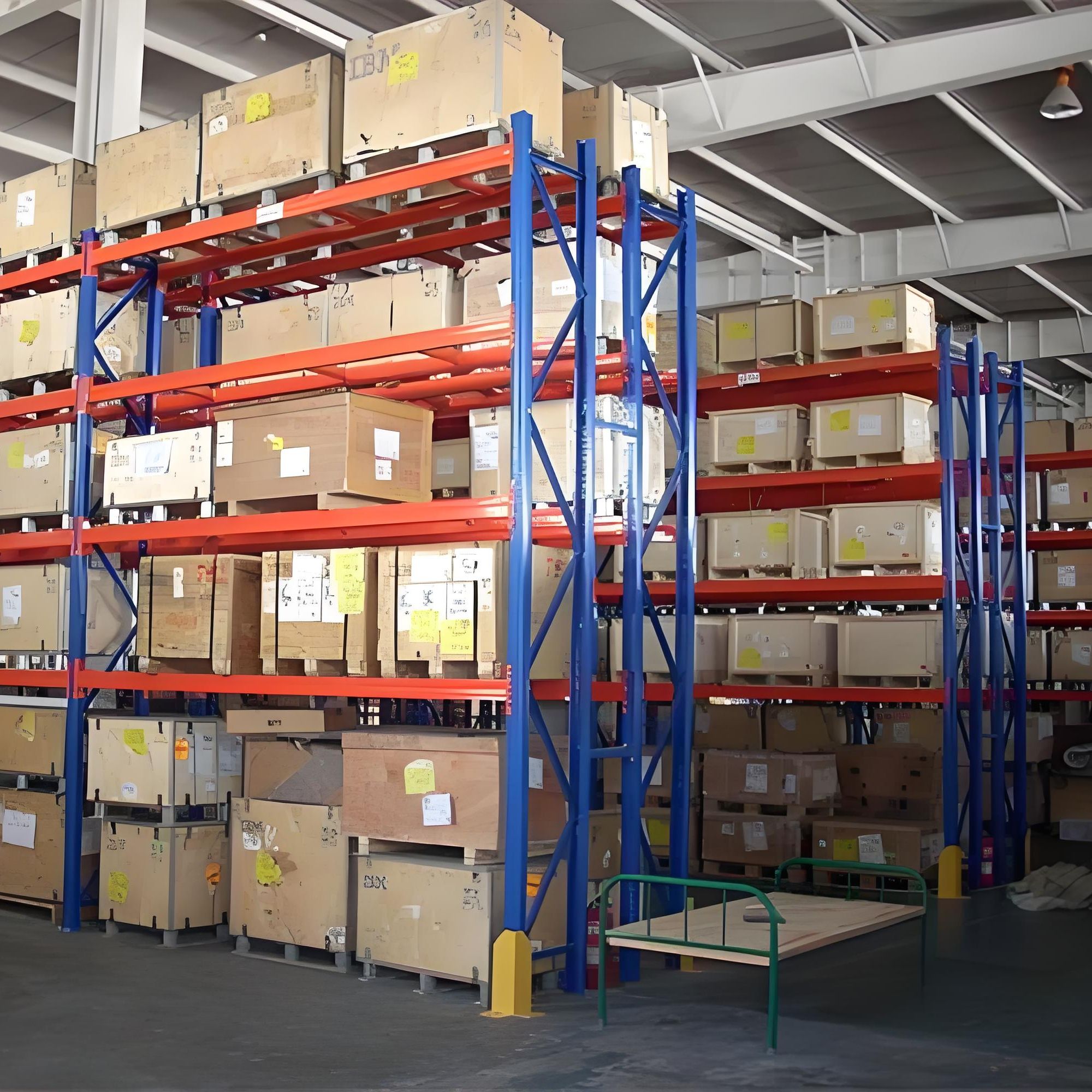 Pallet Racking Storage System | Heavy-Duty Warehouse Shelving Adjustable Steel Racks Corrosion Protection Powder Coated Finish