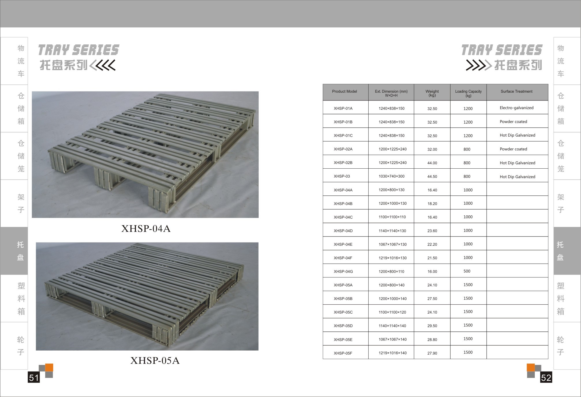 Custom Two-Way Galvanized Steel Metal Pallet Industrial Light Duty Durable and Foldable Warehouse Rack with Anti-Rust Feature
