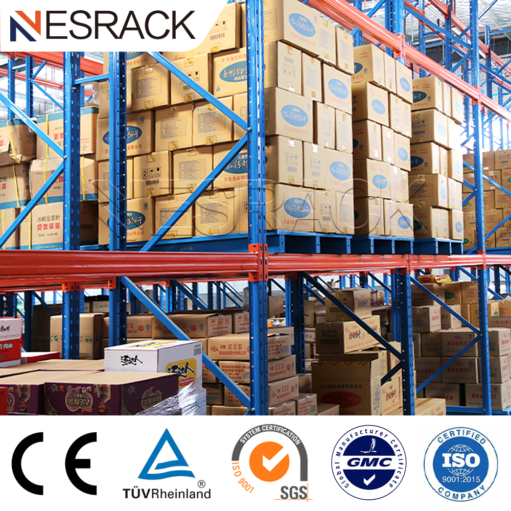Heavy Duty Warehouse Shelving Industrial Steel Storage Rack With 5 Layers Racks For Warehouse Goods