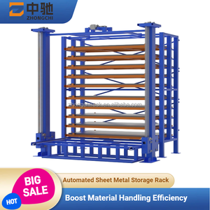 High Density 8-Layer Steel Automated Warehouse Rack System For Sheet Metal Storage