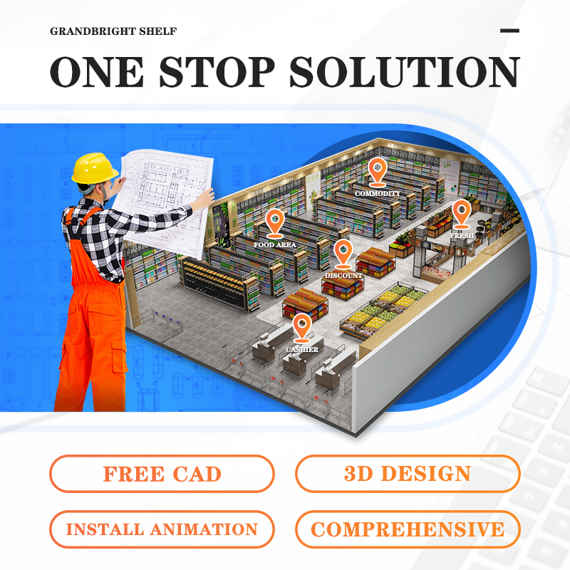 3D Store Layout Rendering 1