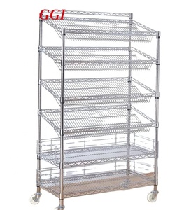 Light Duty Wire Basket Shelving Wire Rack Shelving