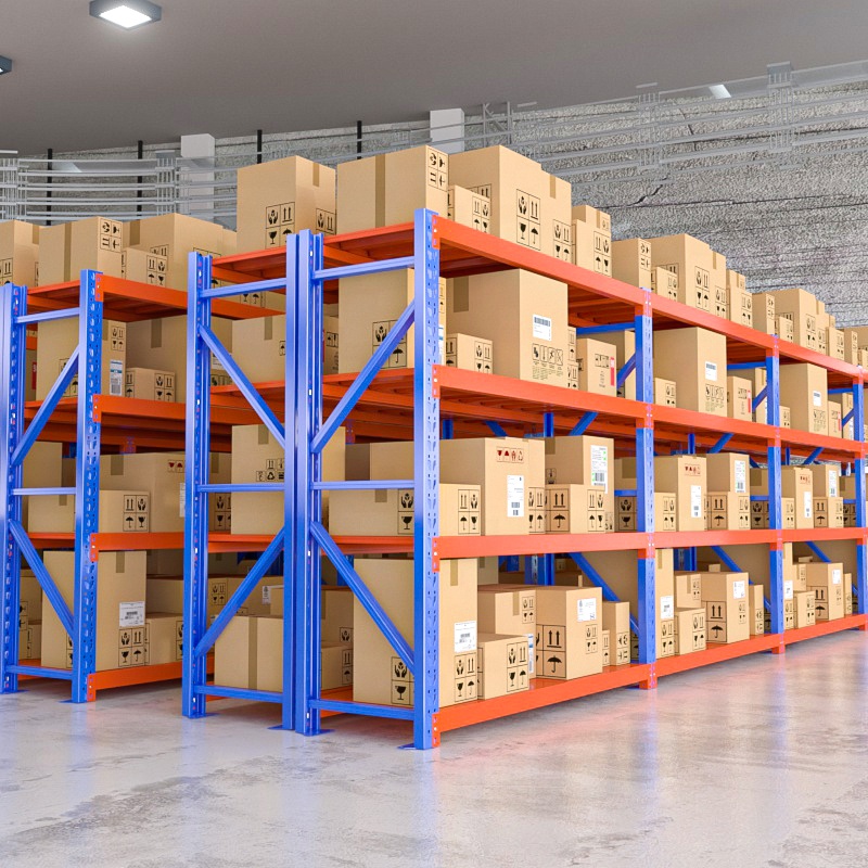 Low Price Racking Adjustable Metal Boltless Shelf and Racks Warehouse Storage Medium Duty Metal Rack Shelf
