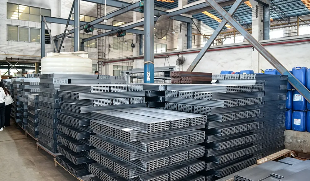 Monthly steel racking production volume capacity