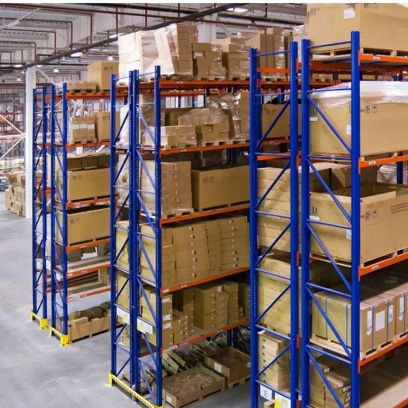 Pallet Racking Storage System | Heavy-Duty Warehouse Shelving Adjustable Steel Racks Corrosion Protection Powder Coated Finish