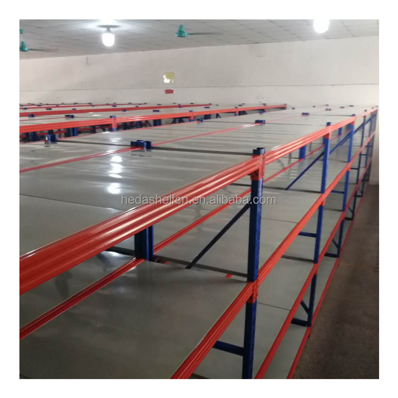 Factory Storage Shelves Garage 4 Layer Long Span Rack System Shelving Medium Duty Longspan Shelving