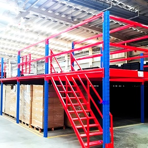 Steel Industrial Multi-Level Mezzanine Floor Racks System ISO9001 CE Certified
