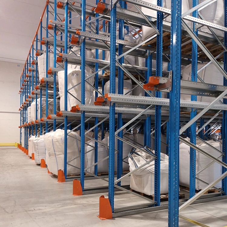 APLUS Heavy Duty Adjustable Drive-in Pallet Rack System Warehouse Storage Drive In Racking System
