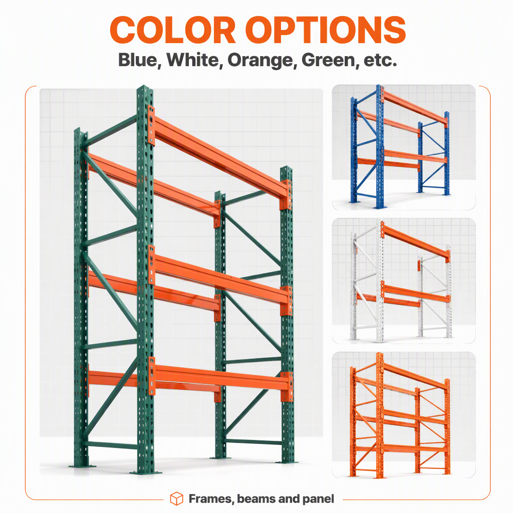 OEM Peterack CE Certified Teardrop Hole Heavy Duty Steel Shelving Units for Warehouse Garage Storage Racks System Pallet Racking