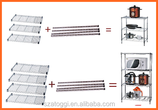 Wire Shelving Installation Step