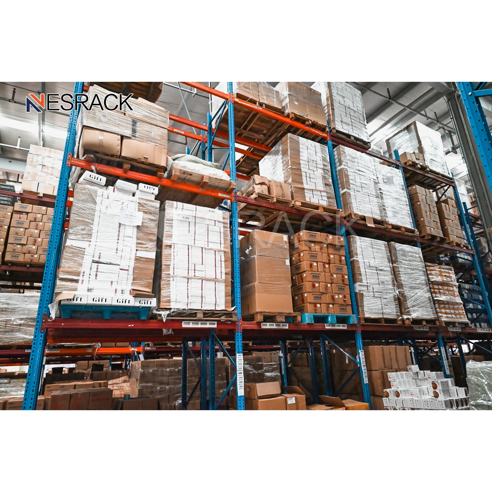 Pallet Multilevel Racking Heavy Duty Warehouse Storage Shelf System Warehouse Stacking Pallet Rack
