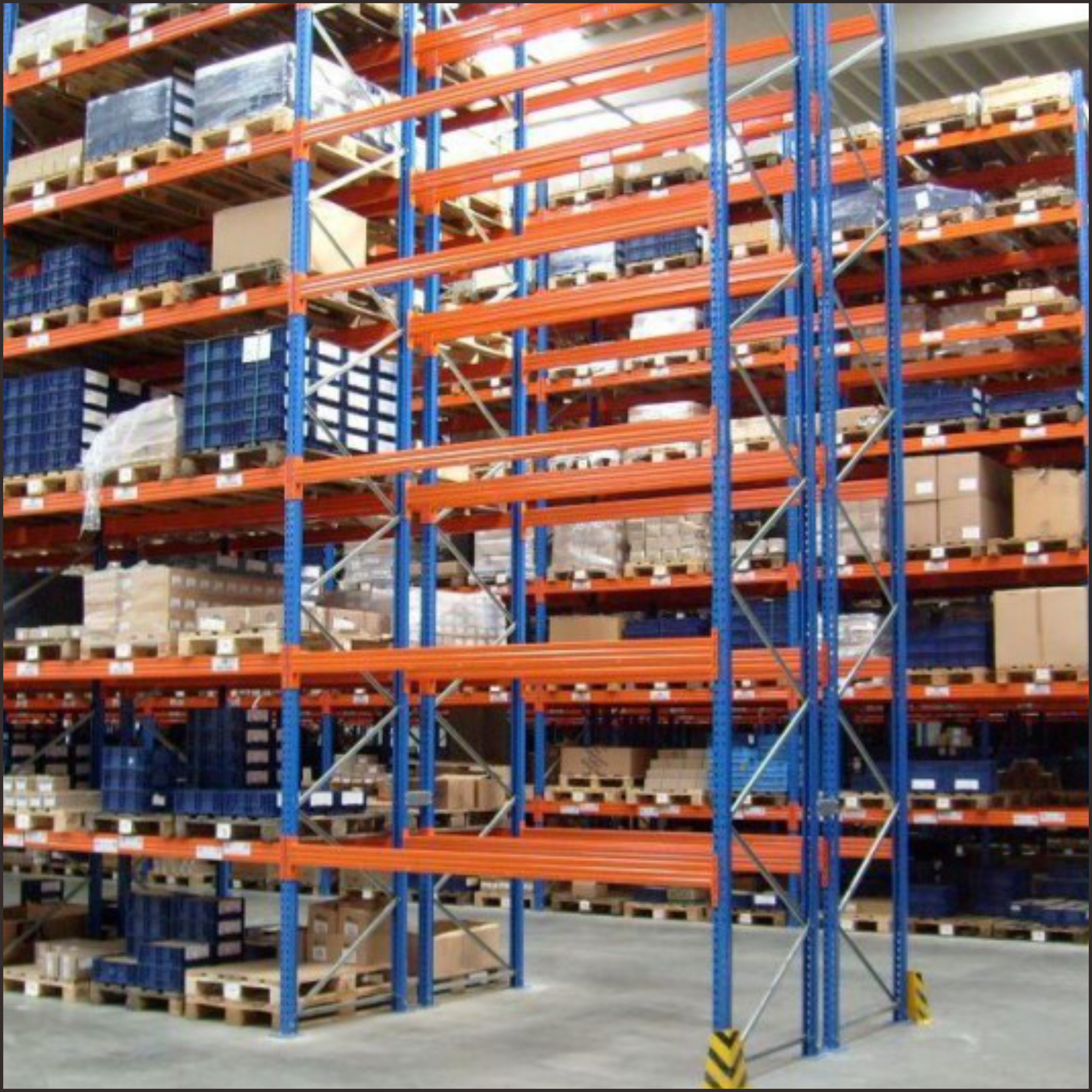 Garage Storage Factory Steel Warehouse Metal Van Rack System Heavy Duty Shelving Single Deep Industrial Pallet Rack Shelving