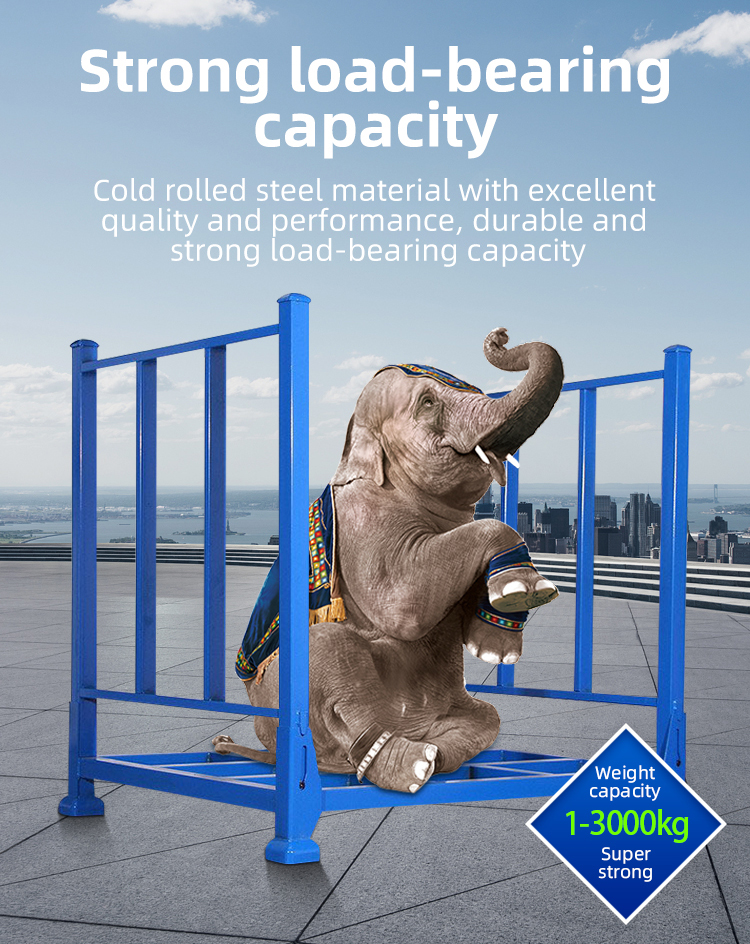 Wholesale Stacking Heavy Duty High Capacity Moveable Metal Welded Rack Logistics Industrial Transport Stable Pallet Rack
