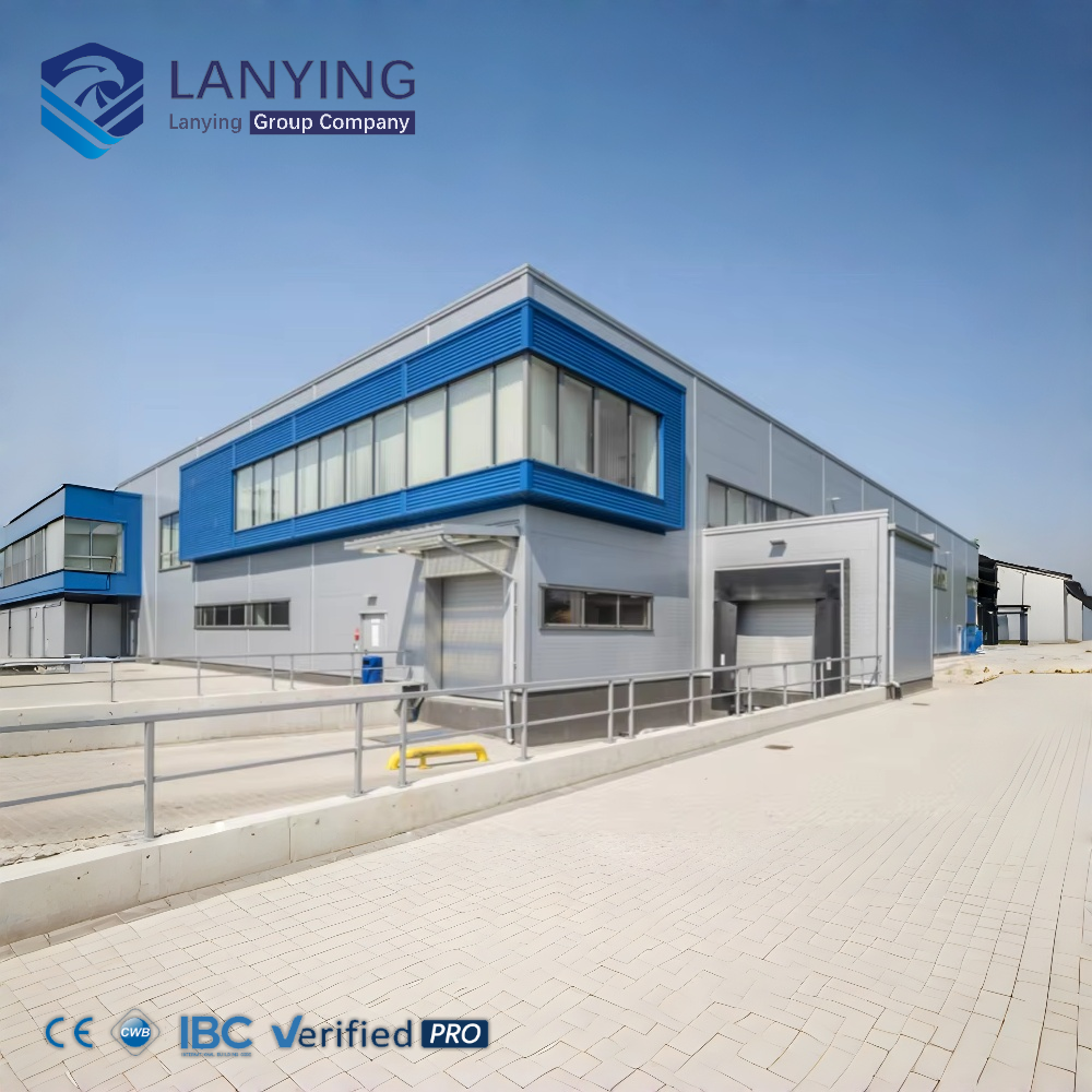 Weatherproof Mini Industrial Steel Warehouse For Equipment Storage And Small Business Logistics Center