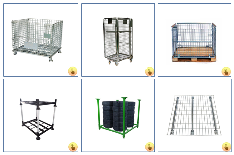 Heavy-duty Steel Metal Logistic Stackable Storage Post Pallet Racks