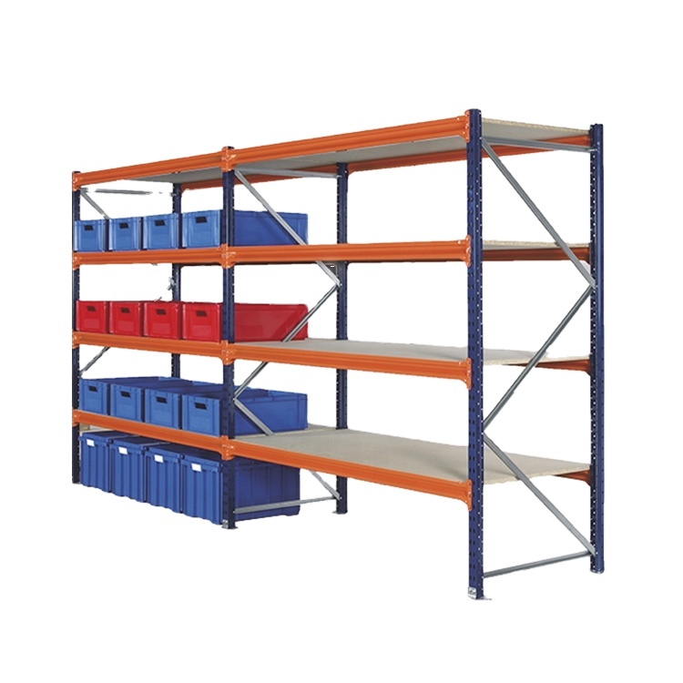 Customized 4 Layers Metal Warehouse Heavy Duty Pallet Shelves Racking Systems Cold Rolled Steel Supermarket Storage Rack