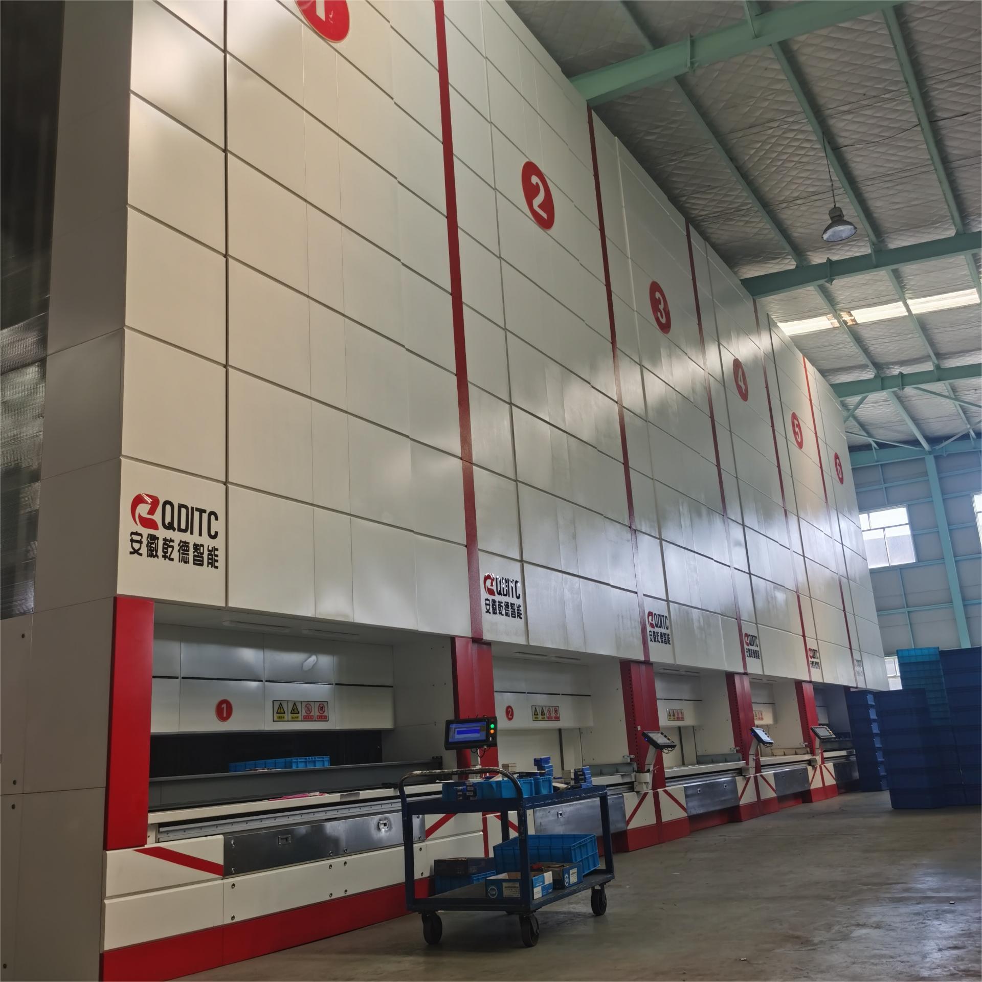 Vertical Lift Automated Storage Retrieval System | Logistic Pallet Rack | Smart Light Duty 500kg Capacity Storage Storage