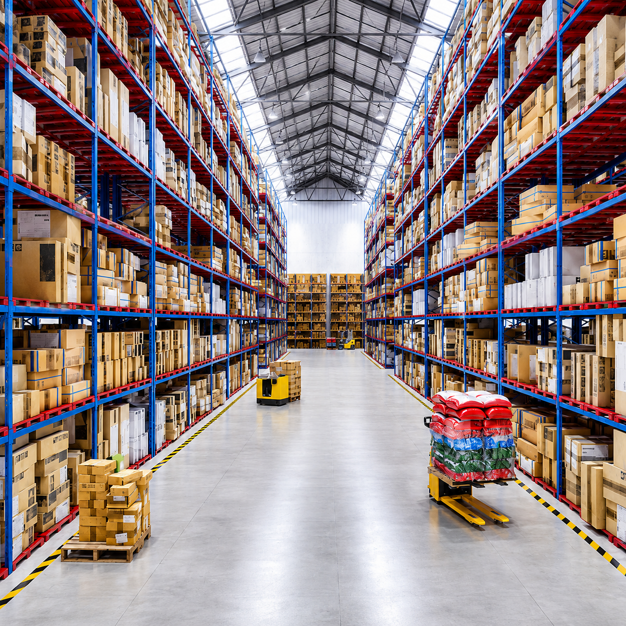 Steel Storage Rack Q235B Steel Industrial Racks 1000kg Heavy Duty Pallet Rack Warehouse Anti-corrosion Storage Rack System
