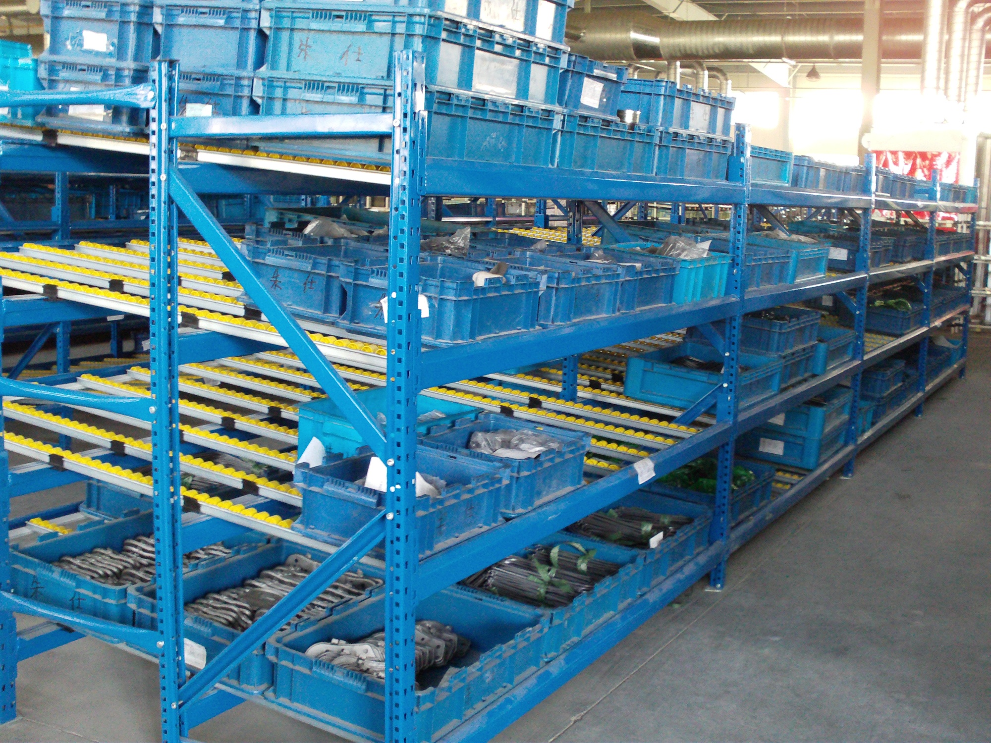 Carton Flow Roller Rails