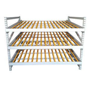 Mobile Gravity Pallet Roller Steel Rack