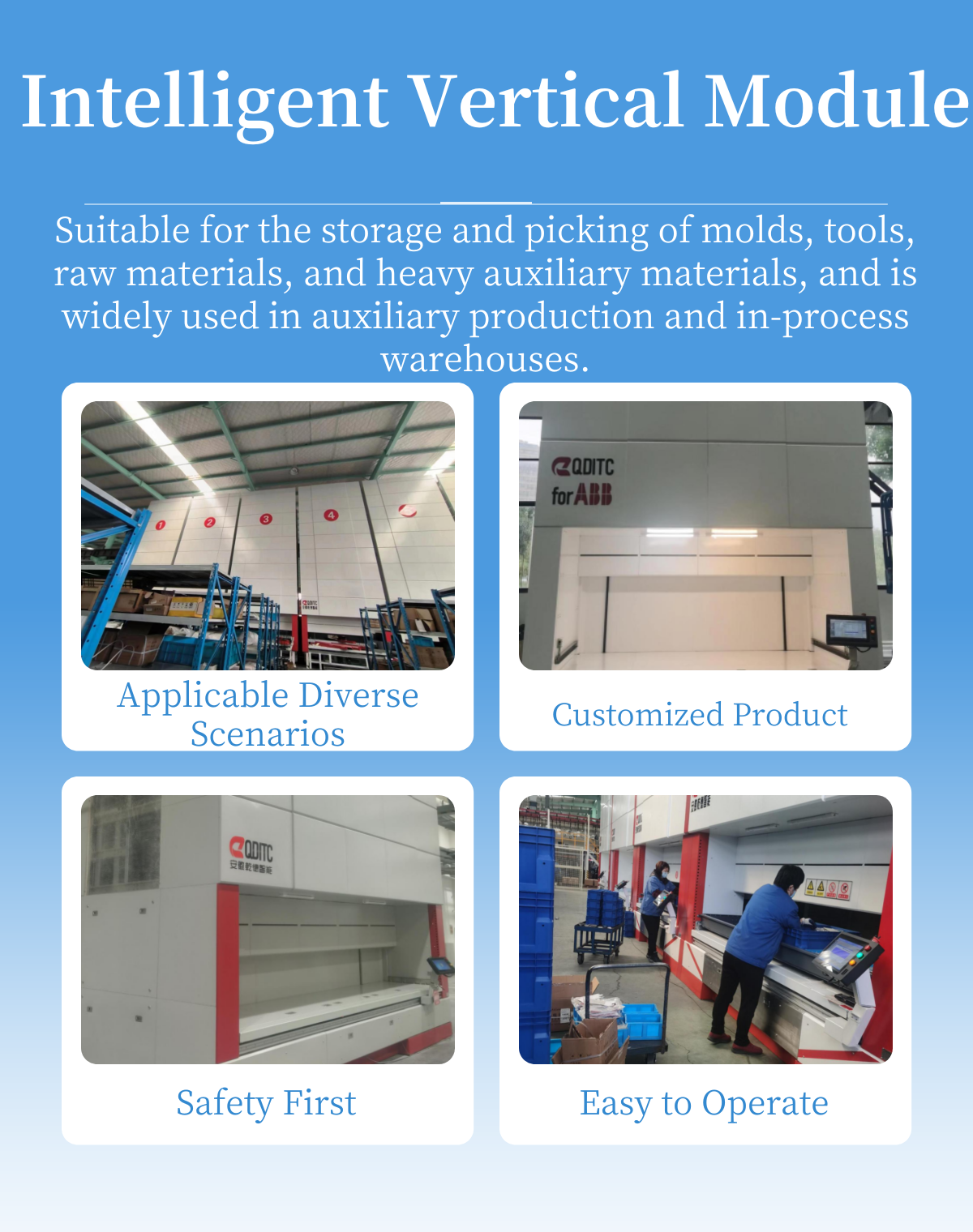 Vertical Lift Automated Storage Retrieval System | Logistic Pallet Rack | Smart Light Duty 500kg Capacity Storage Storage