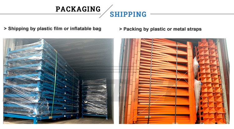 Heavy Duty Fabric Roll Industry Stackable Durable Metal Steel Racks for Warehouse Storage