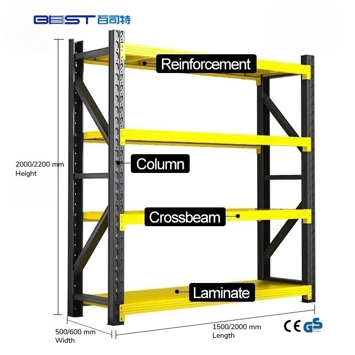 Medium duty Metal Steel Rack