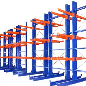 Heavy-Duty Industrial Cantilever Racks for Long Objects Storage