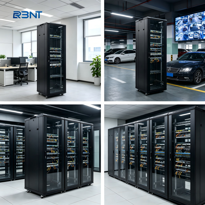 High Quality 19inch Server Rack 22u 27u 32u 37u 42u 47u Indoor Network Cabinet Black OEM/ODM