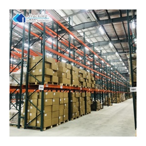 Jracking Vertical Warehouse Storage Shelving Rack Heavy-Duty Steel Teardrop Pallet Racking