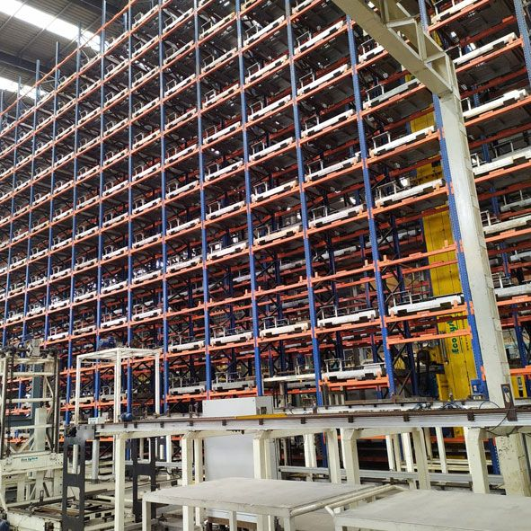 ASRS System Steel Adjustable Automated Storage Retrieval Unit Industrial Warehouse Racking &amp; Shelving For Logistics Center