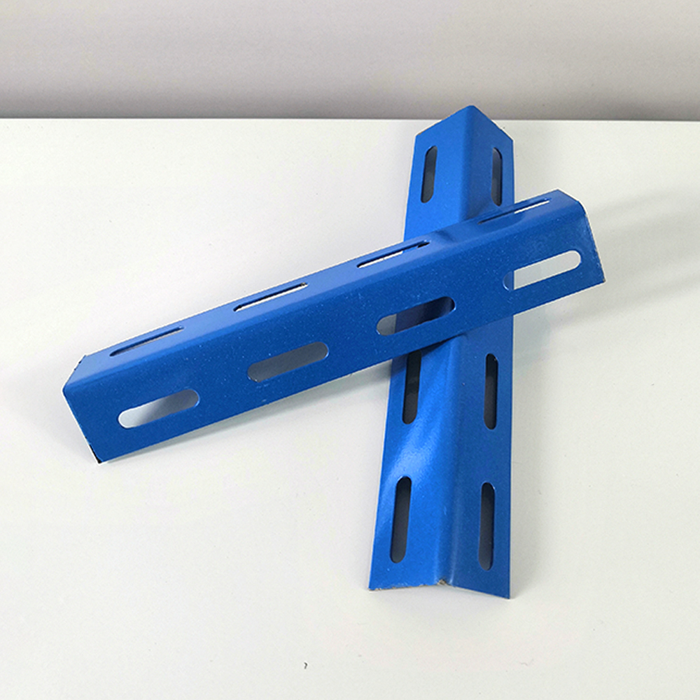 Guaranteed Quality Storage Racking Spare Parts Blue Steel Slotted Angle