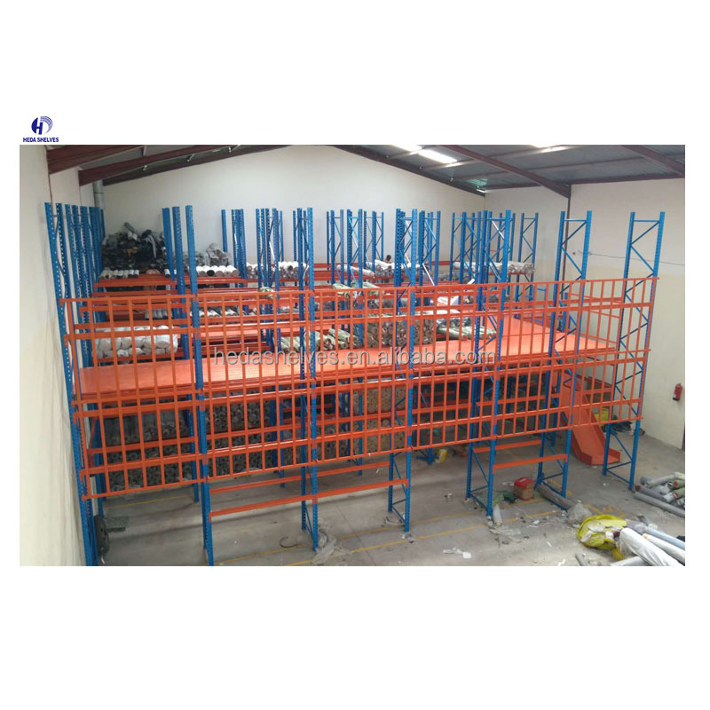 Manufacture Factory Industrial Heavy Duty Multi-tier Warehouse Rack Steel Mezzanine Floor Storage Racking Systems