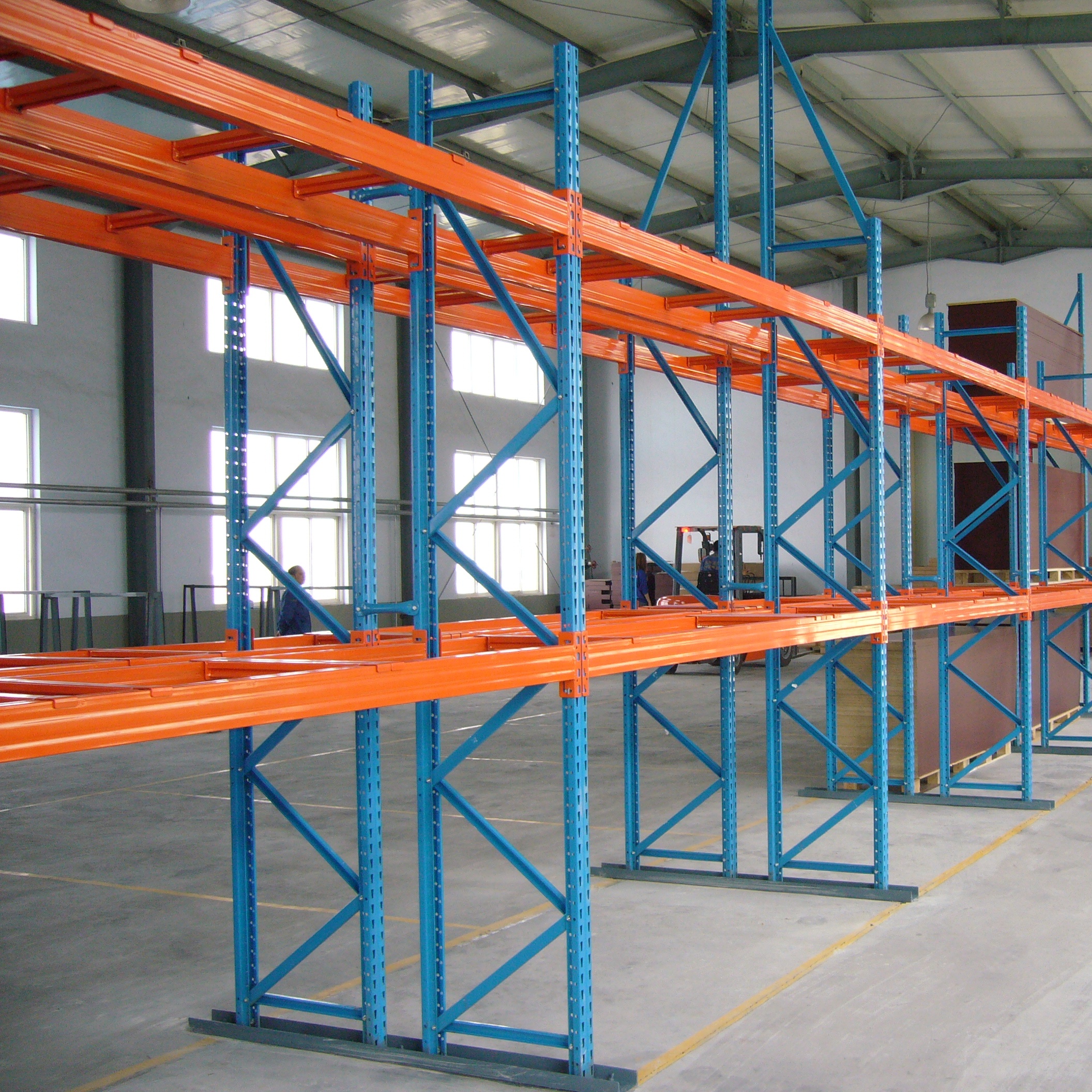 Adjustable Heavy Duty Pallet Rack Shelf Two Levels Custom High Load Capacity Industrial Warehouse Storage Pallet Racking System
