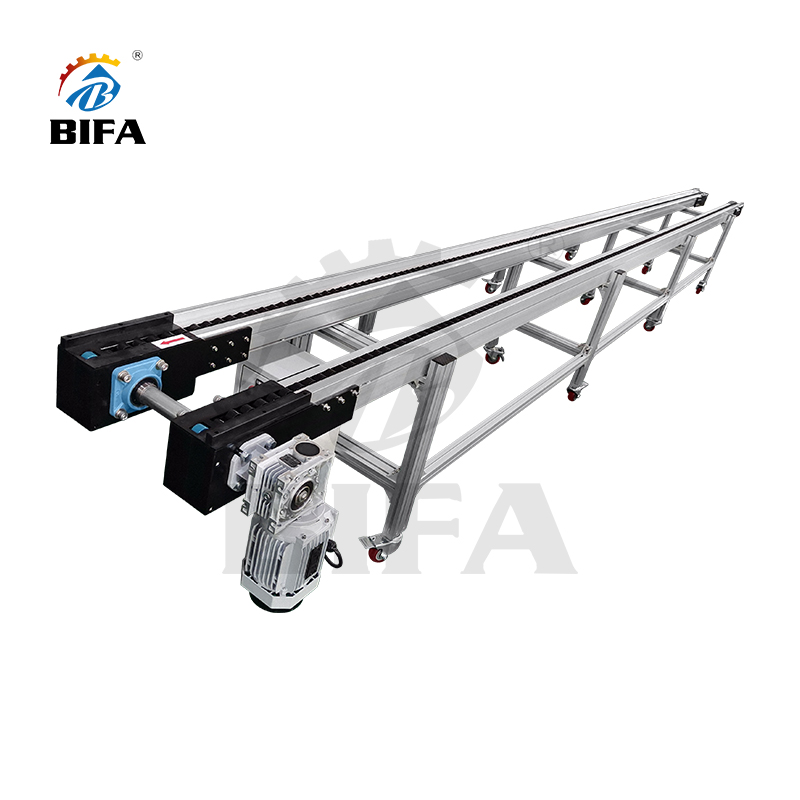 Bifa 20m/min Transfer Accumulating Roller Chain Free Flow Pallet Conveyor System