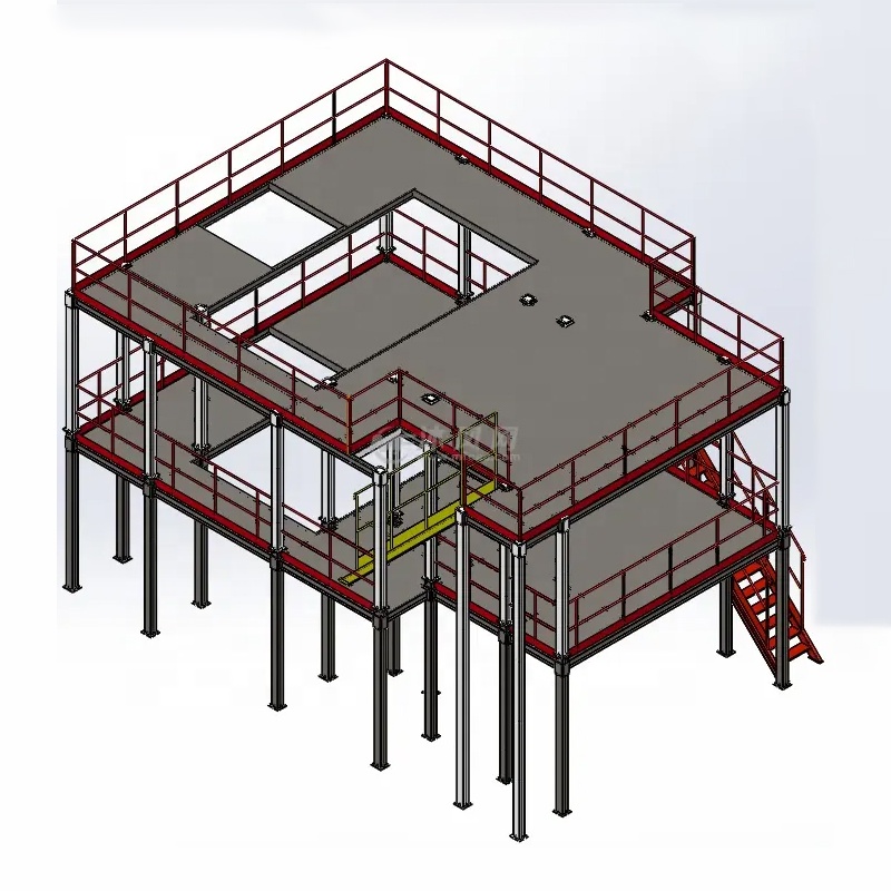 Mezzanine Rack Installation View