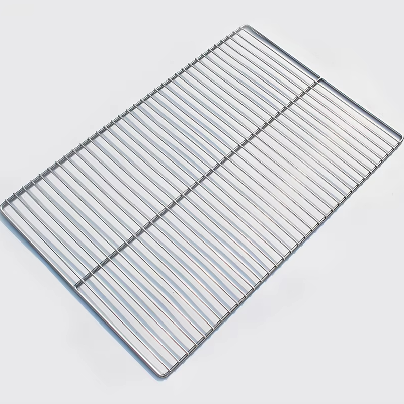 60x40cm Heat-Resistant 304 Stainless Steel Cooling Rack For Baking, Oven Trolley, Bread Display Wire Rack - Customizable