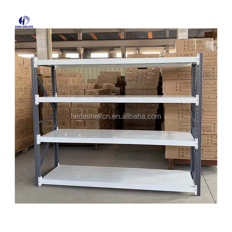 Heda Factory Metal Boltless Stacking Rack Industrial Warehouse Storage Racks Shelves For Racking System