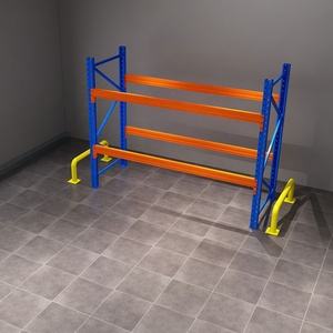 Heavy Duty CE Certified Adjustable Layers Pallet Rack Row Spacer Load Sign Safety Rated Steel Shelving Unit for Hazardous