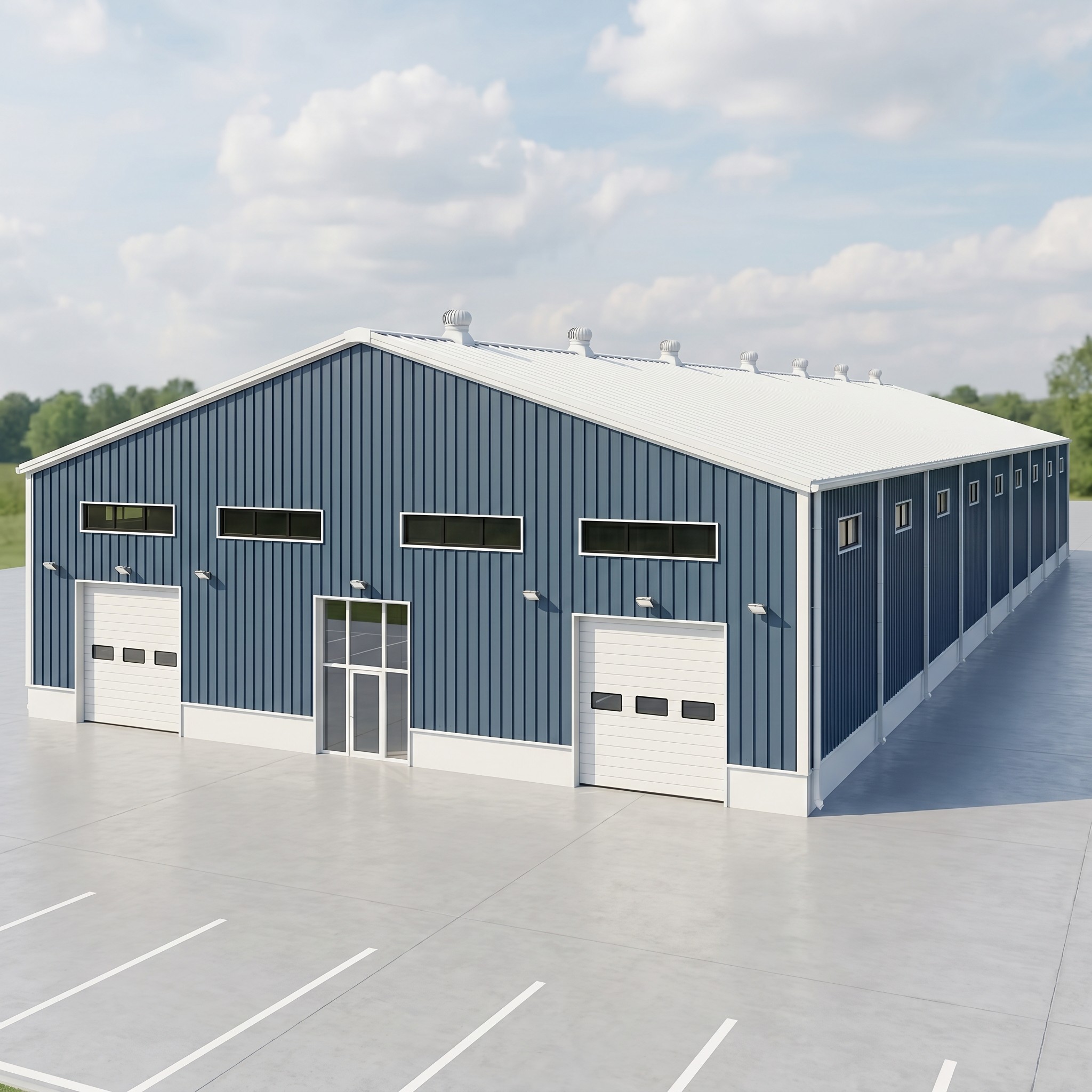 Meituo Free Desgin Prefabricated Steel Structure Warehouse Workshop Industrial Building for Equipment
