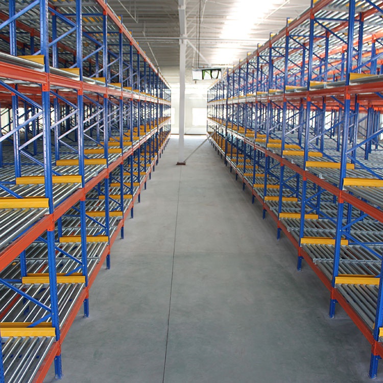 Jinhui Brand Wholesale Galvanized Fifo Storage Rack Floor Heavy Duty Warehouse Pallet Racking Pallet Flow Racks in China