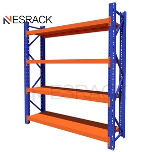 Long Span Boltless Steel Racking Adjustable Height Medium Duty 5-Layer Shelving Unit