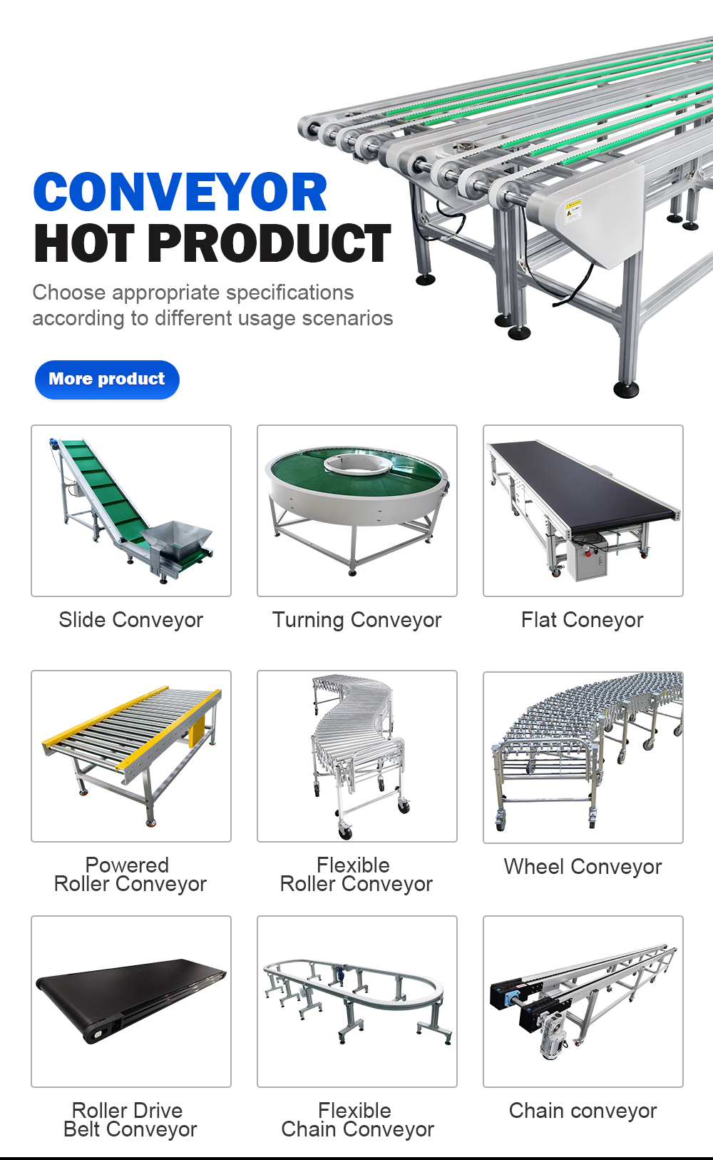 Industrial Conveyor Applications