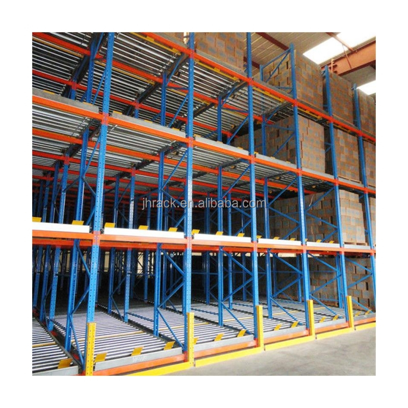 Jinhui Brand Wholesale Galvanized Fifo Storage Rack Floor Heavy Duty Warehouse Pallet Racking Pallet Flow Racks in China