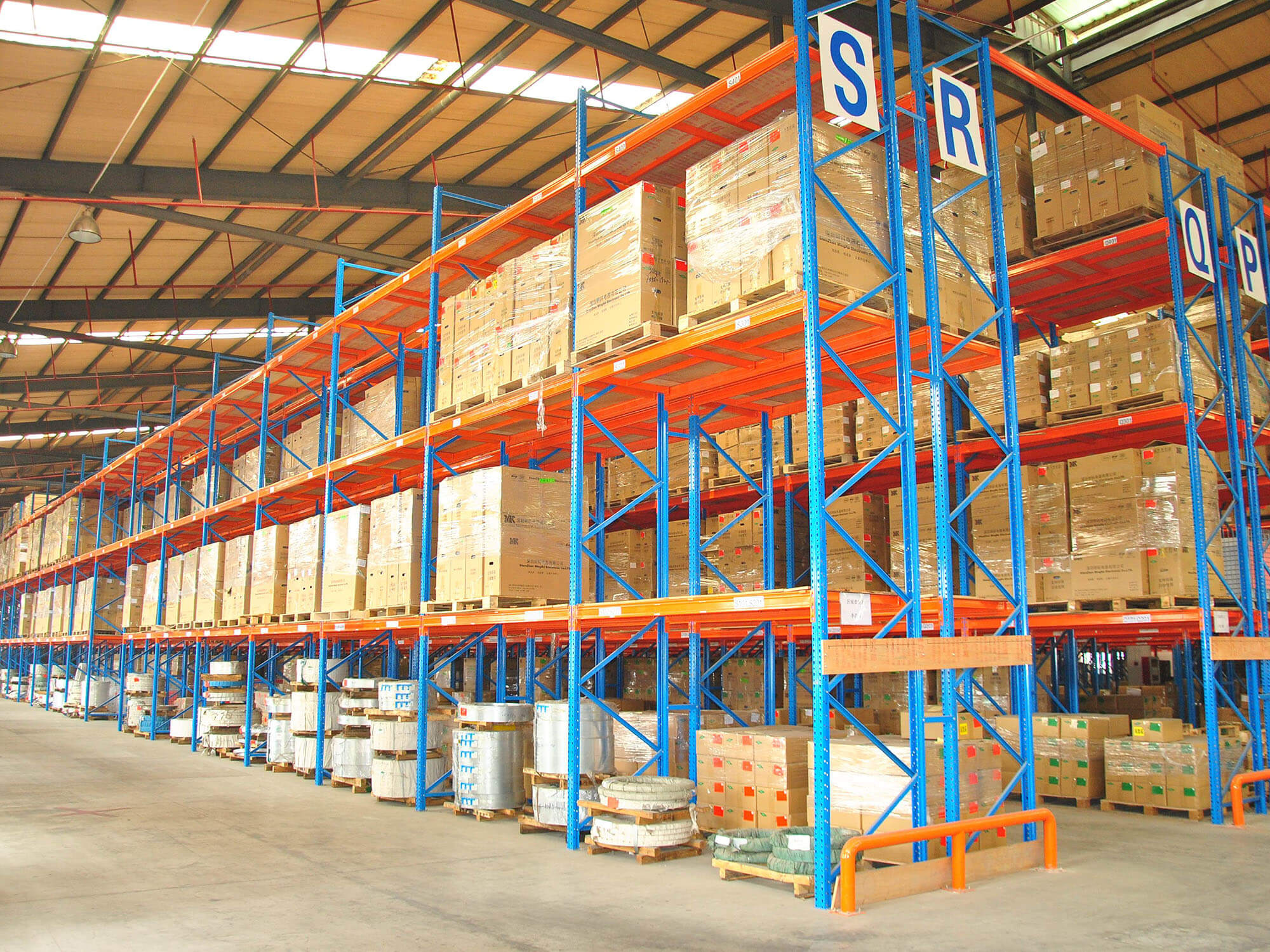 Mracking High Density Steel Warehouse Metal Van Rack System Heavy Duty Shelving Single Deep Industrial Pallet Rack Shelving