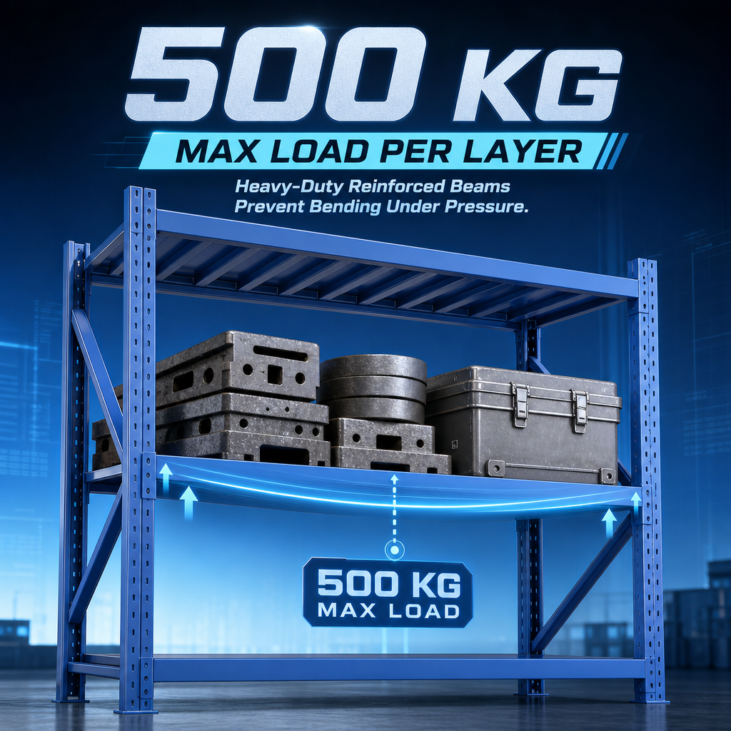 Custom Layer Number Boltless Standard Medium Duty Shelving Unit With Partition Board for Wholesale Warehouse Stock Arrangement