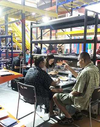 Canton Fair machinery and industrial hardware booth